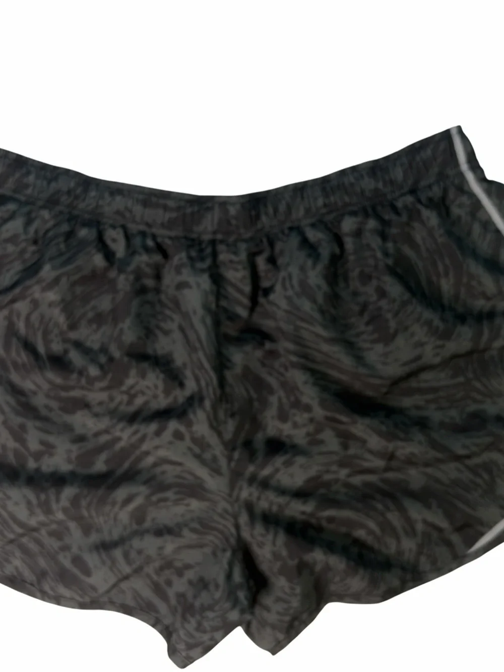 NIKE WOMENS RUNNING SHORTS LINED BLACK & GRAY SIZE XXL